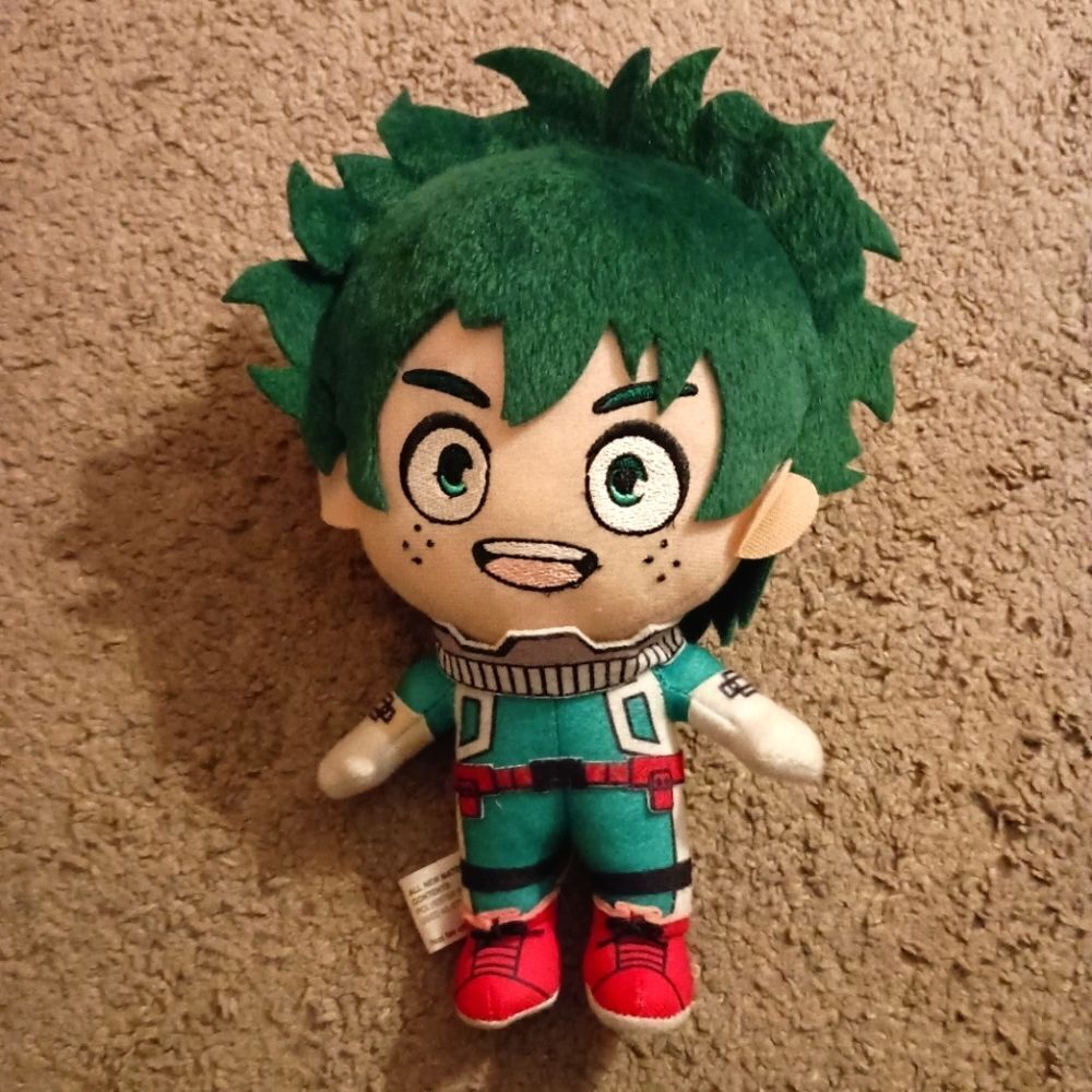 My Hero Academia Plush Deku Izuku Midoriya 9” Plush Toy PRE-OWNED
